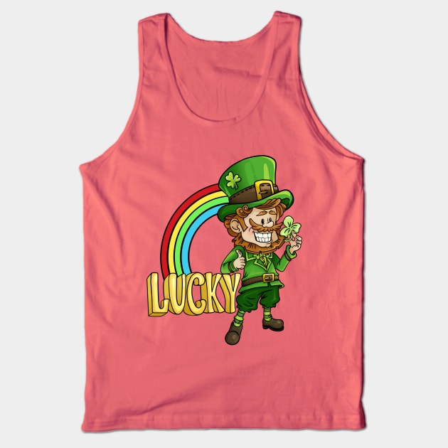 Lucky Charms - Leprechaun St. Patrick's Day Tank Top by KimLeex